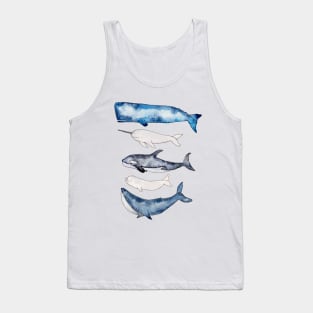 Watercolor Whales Tank Top